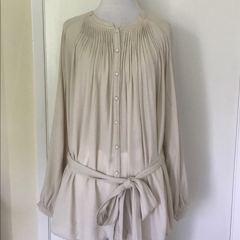 PEPE JEANS SILK BLOUSE.